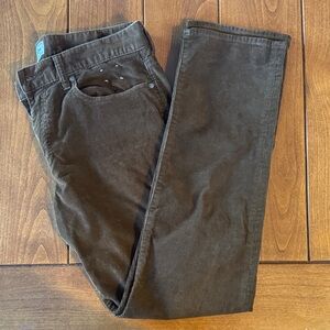 J. Crew Men's Brown Corduroy Trousers